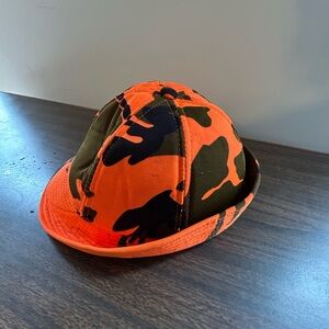 Vintage Duck Bay Orange and Black Camouflage Cap